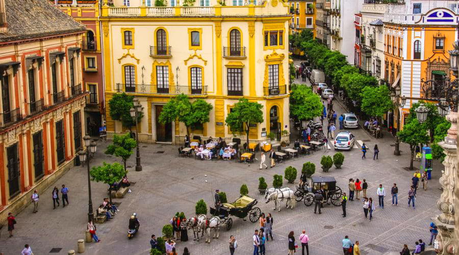 ¿Cuáles son las opciones de vehículos más populares en Sevilla?